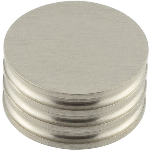 Elegant Solid Brass Cupboard Knob Satin Nickel Finish 40mm Size Kitchen Cabinet Knob