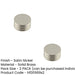 PACK Elegant Solid Brass Cupboard Knob Satin Nickel Finish 40mm Size Kitchen Cabinet Knob (1)-1