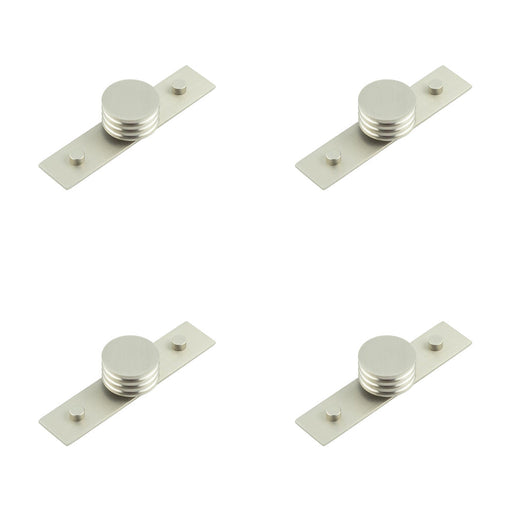 PACK Elegant Satin Nickel Cupboard Knob 40mm Stylish Home Interiors Kitchen Cabinet Knob