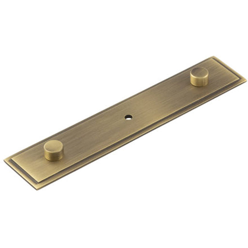 Elegant Antique Brass Backplate Cupboard Knob 140x30mm Kitchen Cabinet Knob (1)