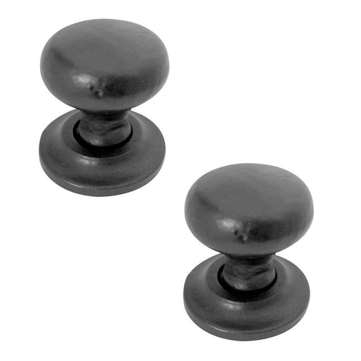 PACK Elegant 25mm Black Round Cupboard Knob Vintage Decor Kitchen Cabinet Knob (1)