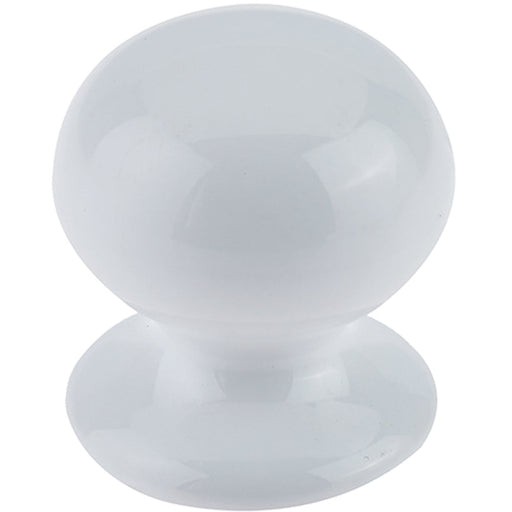 Elegant 38mm White Porcelain Cupboard Knob Traditional Homes Kitchen Cabinet Knob