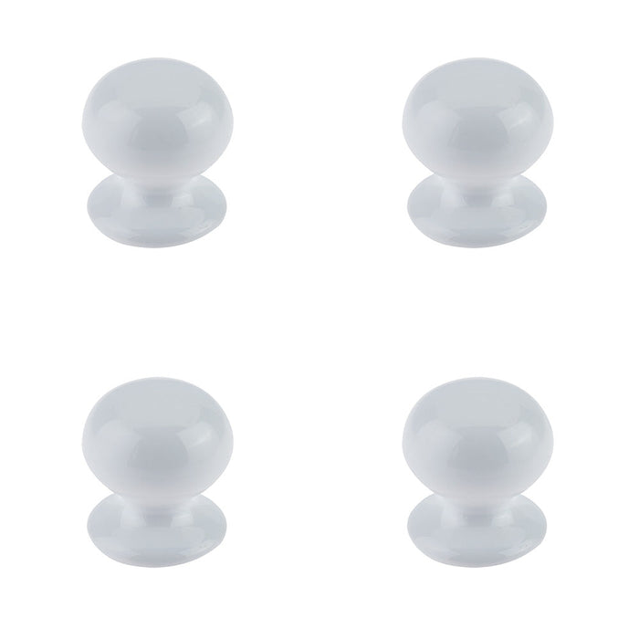 PACK Elegant 38mm White Porcelain Cupboard Knob Traditional Homes Kitchen Cabinet Knob