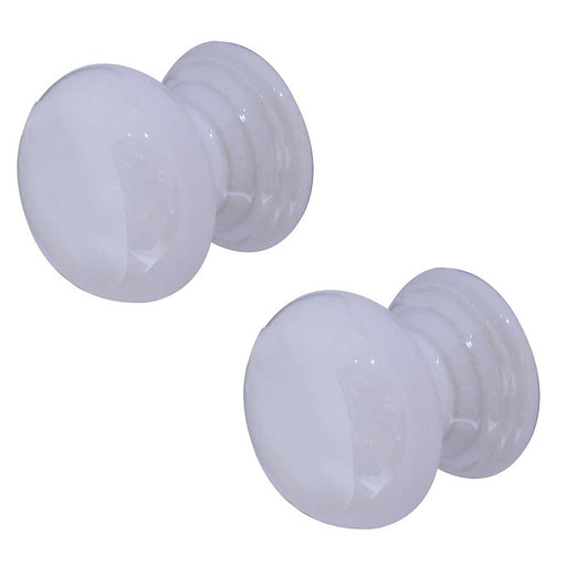 PACK Elegant 33mm White Porcelain Cupboard Knob Timeless Kitchen Design Kitchen Cabinet Knob (1)