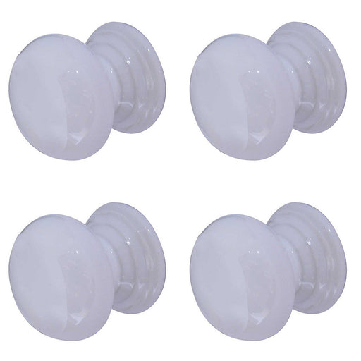 PACK Elegant 33mm White Porcelain Cupboard Knob Timeless Kitchen Design Kitchen Cabinet Knob