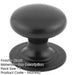 Elegant 25mm Black Traditional Cupboard Knob Cabinets Kitchen Cabinet Knob-1