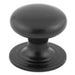 Elegant 25mm Black Traditional Cupboard Knob Cabinets Kitchen Cabinet Knob