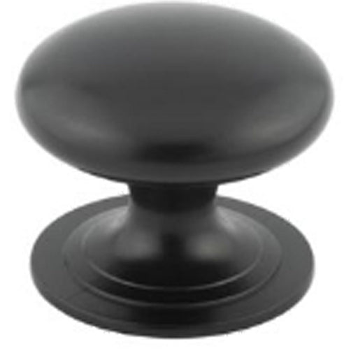 Elegant Traditional Black Cupboard Knob 50mm Diameter Kitchen Cabinet Knob