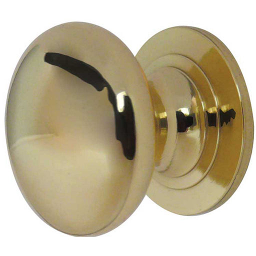 Premium 25mm Polished Brass Cupboard Knob Elegant Interiors Kitchen Cabinet Knob