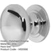 High-Quality Traditional Cupboard Knob 25mm Polished Chrome Finish Kitchen Cabinet Knob-1