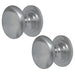 PACK High-Quality Satin Chrome Cupboard Knob 25mm Furniture Kitchen Cabinet Knob (1)