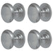 PACK High-Quality Satin Chrome Cupboard Knob 25mm Furniture Kitchen Cabinet Knob