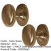 PACK High-Quality 32mm Satin Brass Cupboard Knob Elegant Furniture Kitchen Cabinet Knob (1)-1