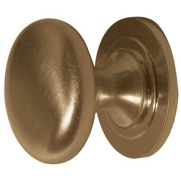 Premium 38mm Satin Brass Cupboard Knob Stylish Furniture Kitchen Cabinet Knob