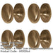 PACK Premium 38mm Satin Brass Cupboard Knob Stylish Furniture Kitchen Cabinet Knob-1