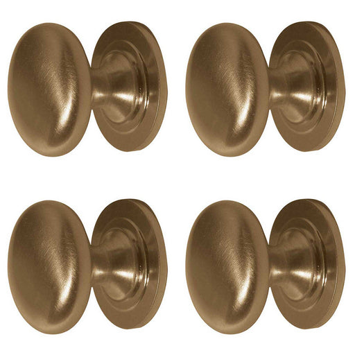 PACK Premium 38mm Satin Brass Cupboard Knob Stylish Furniture Kitchen Cabinet Knob