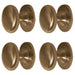 PACK Premium 38mm Satin Brass Cupboard Knob Stylish Furniture Kitchen Cabinet Knob