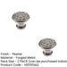 PACK Rustic Hammered Pewter Cupboard Knob 20mm Kitchen Cabinet Knob (1)-1