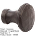 Rustic Hammered Cupboard Knob 20mm Beeswax Finish Kitchen Cabinet Knob-1