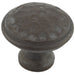 Rustic Hammered Cupboard Knob 40mm Beeswax Finish Kitchen Cabinet Knob