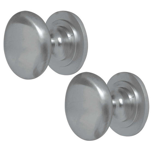 PACK High-Quality 32mm Satin Chrome Cupboard Knob Stylish Furniture Kitchen Cabinet Knob (1)