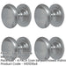 PACK High-Quality 32mm Satin Chrome Cupboard Knob Stylish Furniture Kitchen Cabinet Knob-1