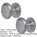 PACK Premium Traditional Cupboard Knob 32mm Satin Nickel Elegant Interiors Kitchen Cabinet Knob (1)-1