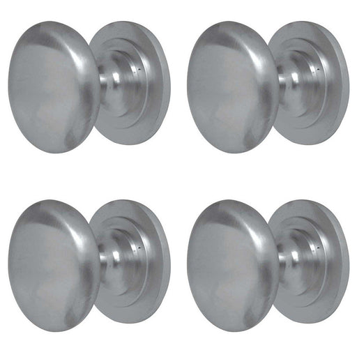 PACK Premium Traditional Cupboard Knob 32mm Satin Nickel Elegant Interiors Kitchen Cabinet Knob
