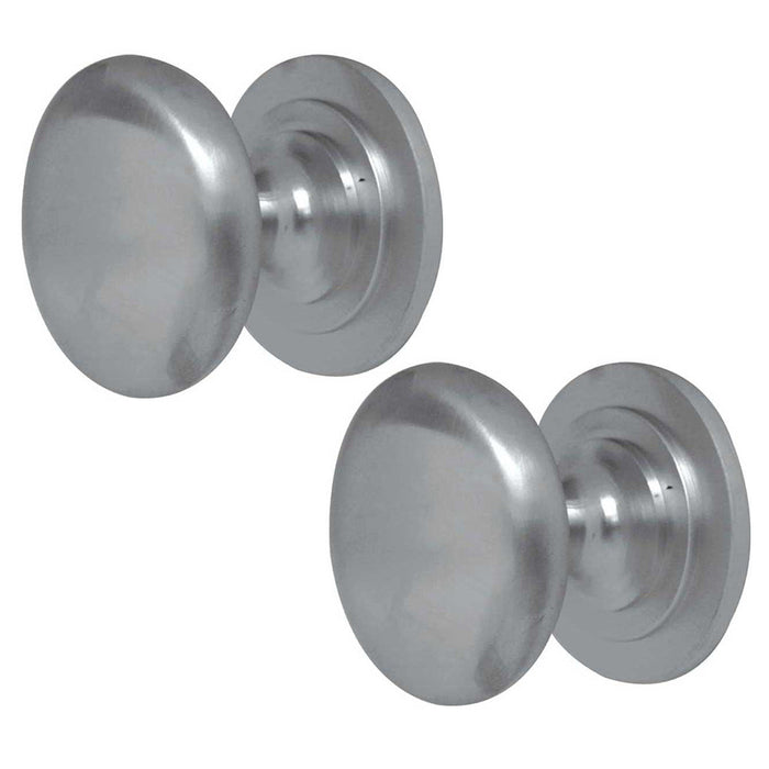 PACK Premium 38mm Satin Nickel Cupboard Knob Stylish Home Decor Kitchen Cabinet Knob (1)