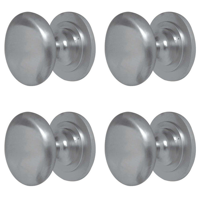 PACK Premium 38mm Satin Nickel Cupboard Knob Stylish Home Decor Kitchen Cabinet Knob