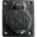 Elegant Antique Black Cylinder Cover Home Decor Door Lock Plate