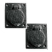 PACK Elegant Antique Black Cylinder Cover Home Decor Door Lock Plate