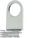 Stylish Plain Cylinder Pulls 86x44mm Polished Chrome Finish Door Lock Finger Pull-1