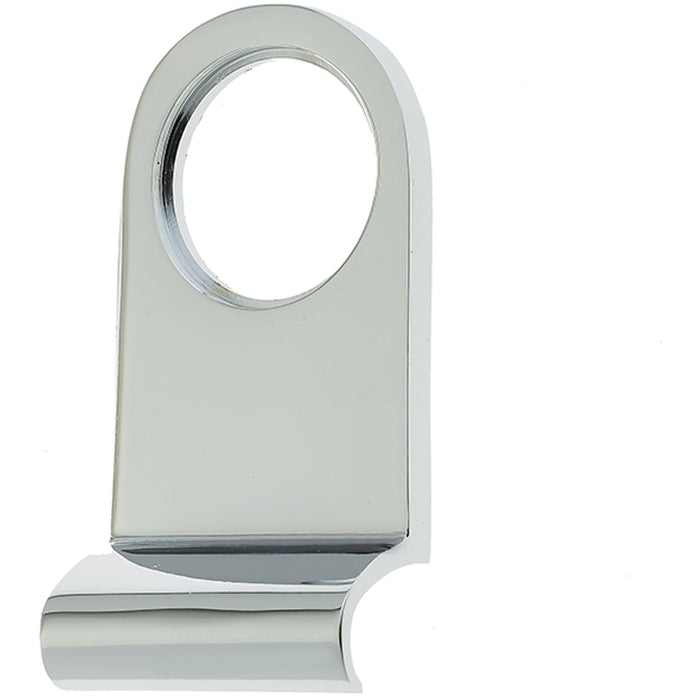 Stylish Plain Cylinder Pulls 86x44mm Polished Chrome Finish Door Lock Finger Pull