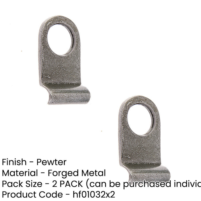PACK Elegant Pewter Cylinder Pulls 86x46mm Stylish Home Decor Door Lock Finger Pull-1