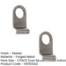 PACK Elegant Pewter Cylinder Pulls 86x46mm Stylish Home Decor Door Lock Finger Pull-1