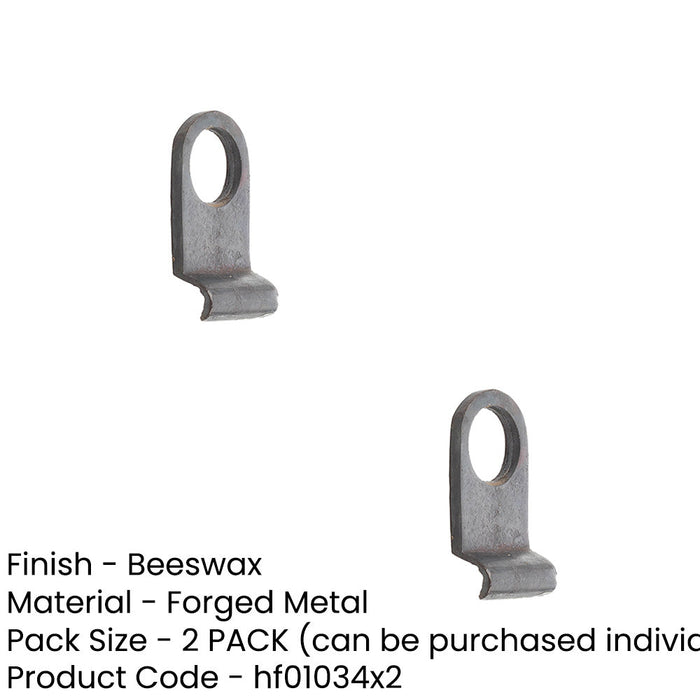PACK Stylish Beeswax Cylinder Pulls 86x46mm Cabinet Furniture Door Lock Finger Pull-1