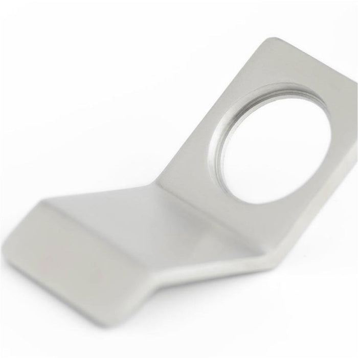 Satin Stainless Steel Round Cylinder Pull Handle Modern Interiors Door Lock Finger Pull