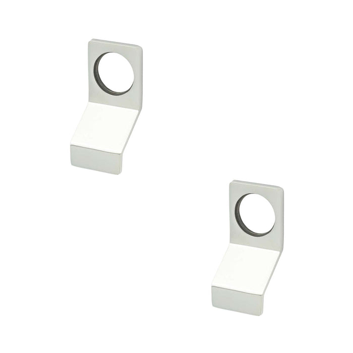 PACK Stylish Cylinder Pull Handle Polished Stainless Steel Door Lock Finger Pull