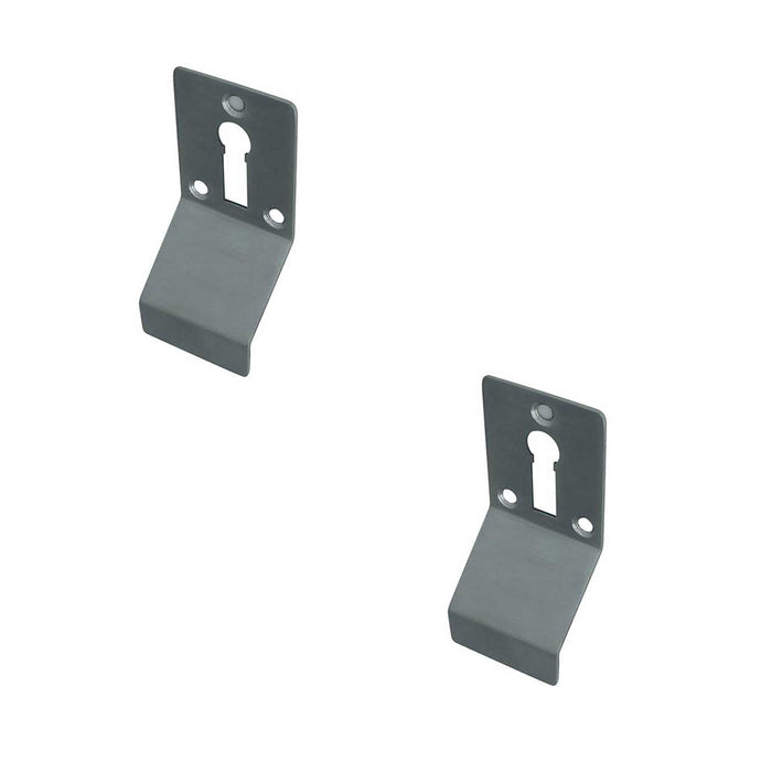 PACK Premium Satin Stainless Steel Cylinder Pull Standard Keyway Door Lock Finger Pull