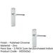 PACK Stylish Polished Chrome Door Handle with Latchplate Modern Homes Interior Handle (1)-1