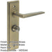 Premium Antique Brass Bathroom Door Handle with Turn Release Mechanism Solid Brass Interior Handle-1