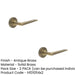 PACK Elegant Antique Brass Door Handle Plain Rose Residential Commercial Solid Brass Interior Handle (1)-1