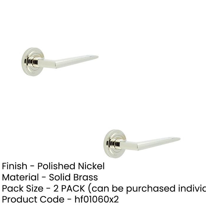 PACK Luxury Polished Nickel Door Handle Stepped Rose Elegant Interiors Solid Brass Interior Handle (1)-1