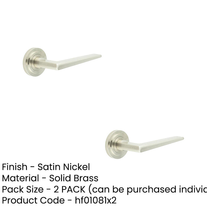 PACK Luxury Satin Nickel Door Handle Stepped Rose Elegant Interiors Solid Brass Interior Handle (1)-1