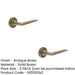 PACK Luxury Antique Brass Door Handle Knurled Rose Elegant Interiors Solid Brass Interior Handle (1)-1