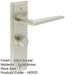 Satin Nickel Bathroom Door Handle with Backplate Turn Release Solid Brass Interior Handle (1)-1