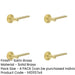 PACK Elegant Knurled Satin Brass Door Handle Stylish Interiors Solid Brass Interior Handle-1