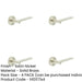 PACK Elegant Satin Nickel Knurled Door Handle Modern Interiors Solid Brass Interior Handle-1