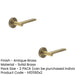 PACK Antique Brass Reeded Door Handle Elegant Interiors Solid Brass Interior Handle (1)-1